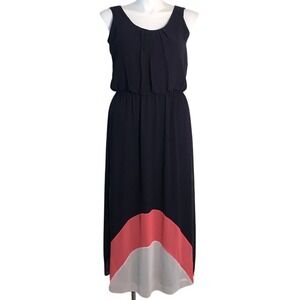 ENFOCUS STUDIO NAVY‎ SLEEVELESS MAXI DRESS